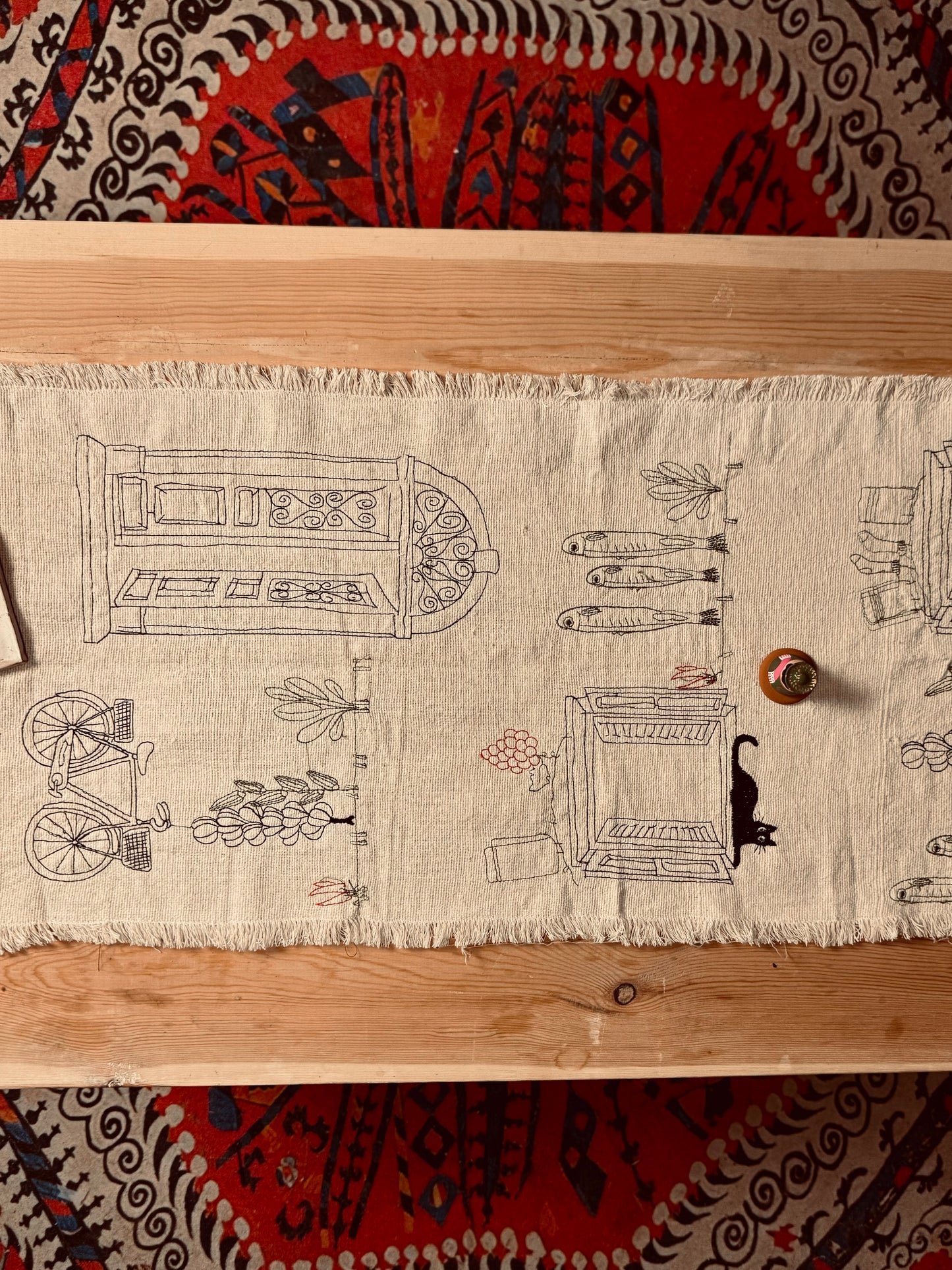 Shababeek Summer:Short Table runner