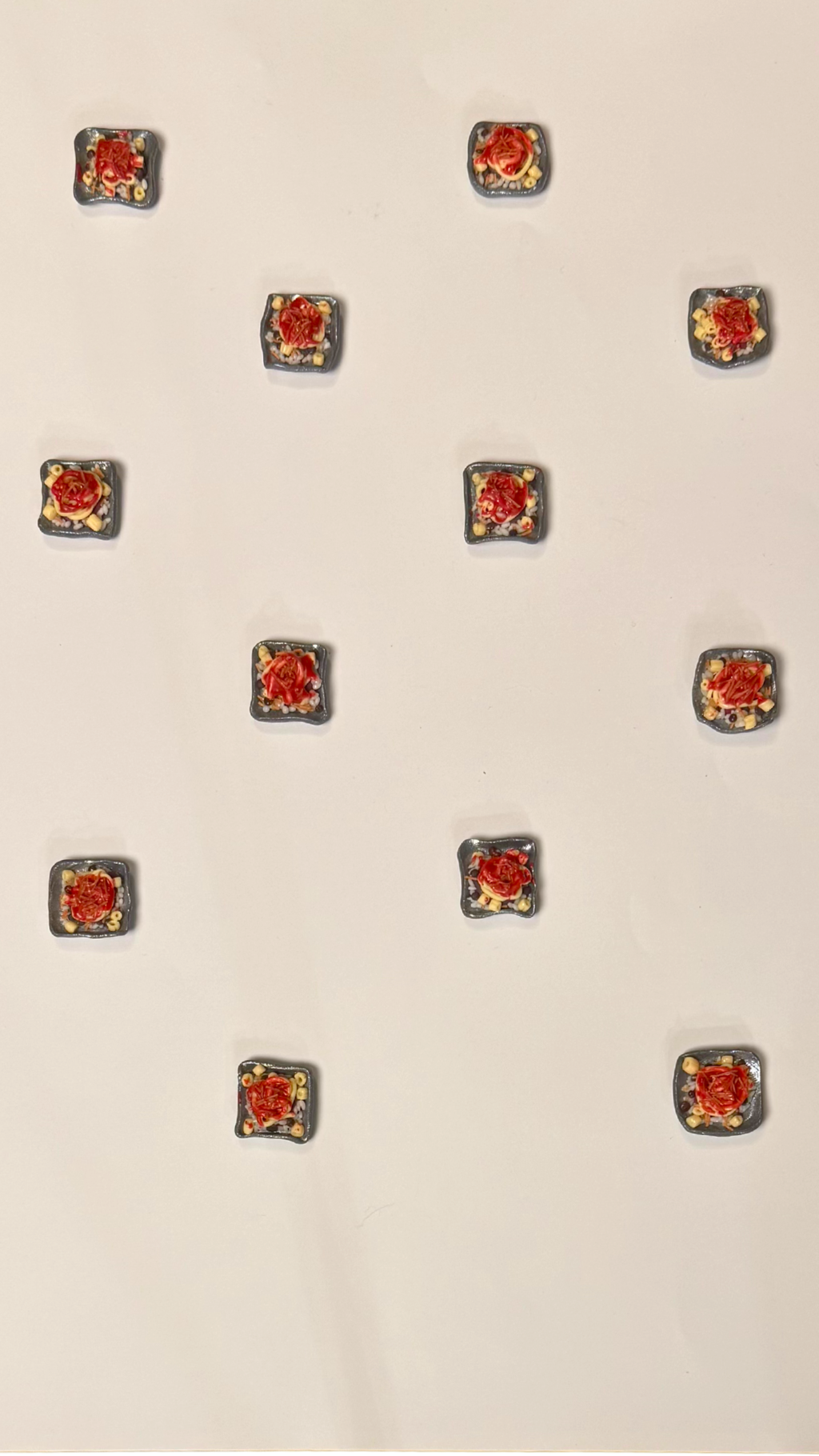 Miniature Egyptian Food Magnet set