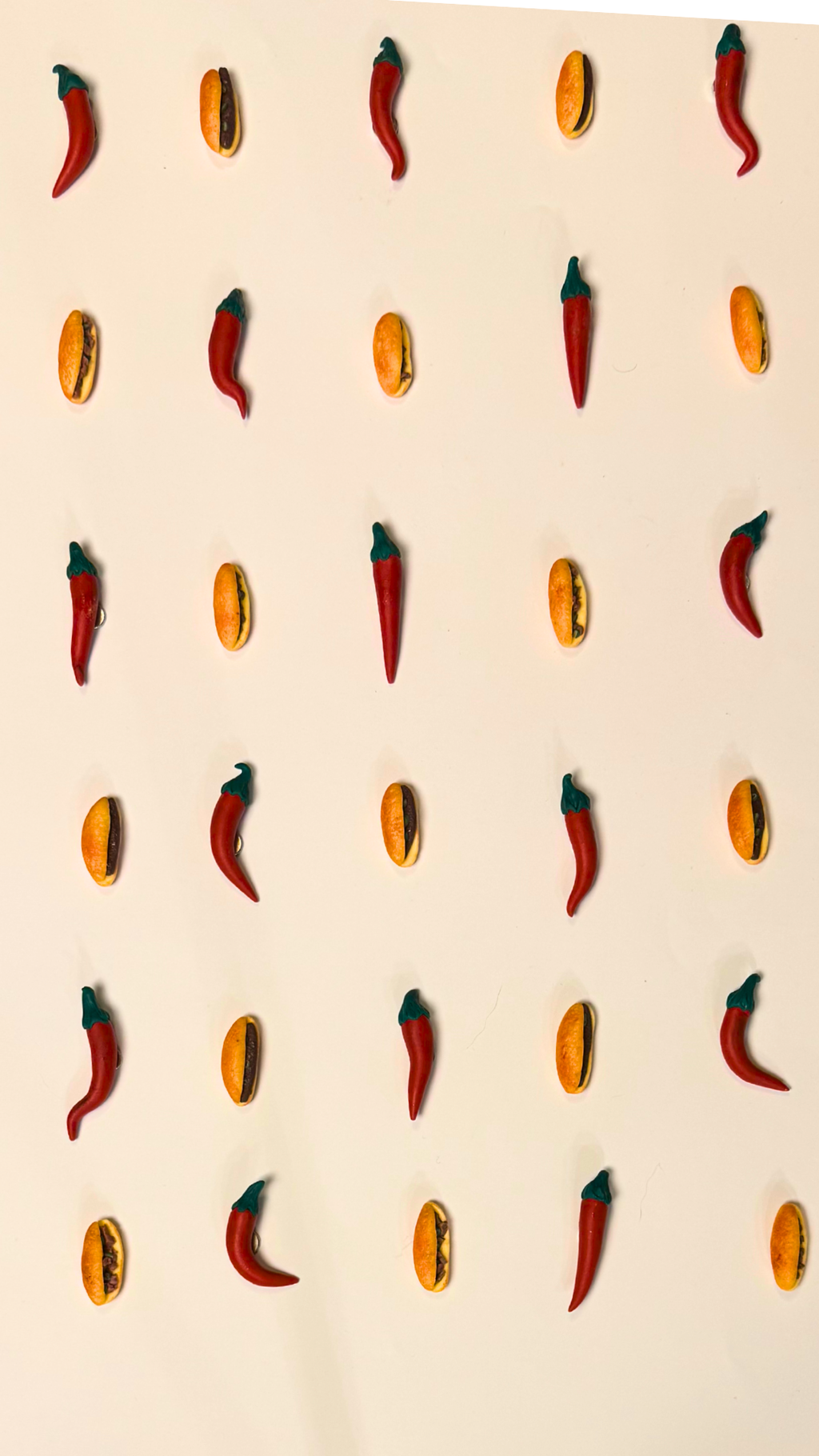 Miniature Egyptian Food Magnet set